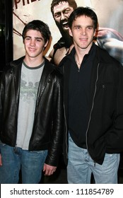 Luc Robitaille And Son Steven At The Los Angeles Premiere Of 