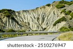 The Lucanian gullies park with its particular rock formations, inserted between the villages of Pisticci and Aliano, Basilicata, Italy