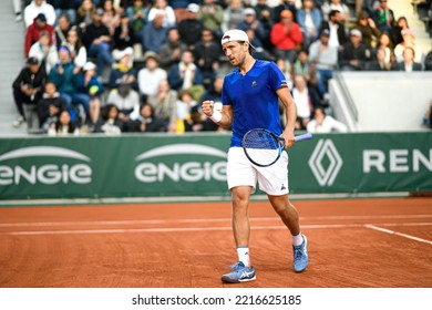 Lucas Pouille Of France During The French Open, Grand Slam Tennis Tournament On May 24, 2022 At Roland-Garros Stadium In Paris, France.