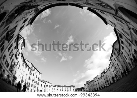 Similar – Image, Stock Photo bathcastle Clouds