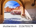 Lucca, Italy - View of Piazza dell