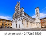 Lucca, Tuscany, Italy. San Michele in Foro church.