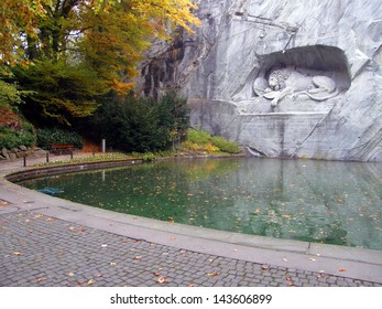 Lucerne: Dying Lion Monument, Switzerland