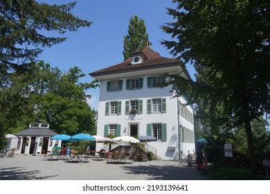 Lucerne,Switzerland-July 28,2022: Villa Of German Composer Richard Wagner In Tribschen ,Lucerne From 1866-1972. Now Runs As Now A Museum