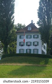 Lucerne,Switzerland-July 28,2022: Villa Of German Composer Richard Wagner In Tribschen ,Lucerne From 1866-1972. Now Runs As Now A Museum