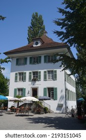 Lucerne,Switzerland-July 28,2022: Villa Of German Composer Richard Wagner In Tribschen ,Lucerne From 1866-1972. Now Runs As Now A Museum