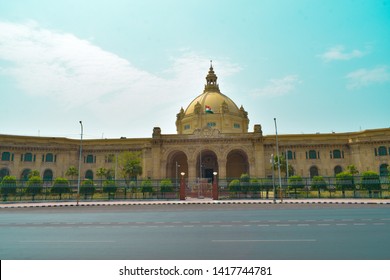 Lucknow, Uttar Pradesh/india - June 6 2019:vidhan Sabha Of Lucknow After 2019 Elections