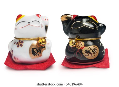 porcelain chinese cat