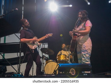 Lucy Dacus Performs In Concert At Andalucia Big Festival By Mad Cool Festival On September 8, 2022 In Malaga, Spain