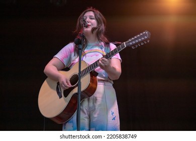 Lucy Dacus Performs In Concert At Andalucia Big Festival By Mad Cool Festival On September 8, 2022 In Malaga, Spain