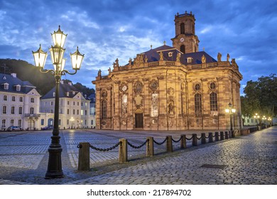 Ludwigskirche -  a Protestant baroque style church in Saarbrucken, Germany