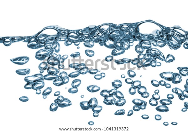 Luftblasen Im Wasser Mit Hintergrund Stock Photo Edit Now 1041319372