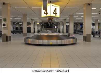 Luggage Belt In The Airport