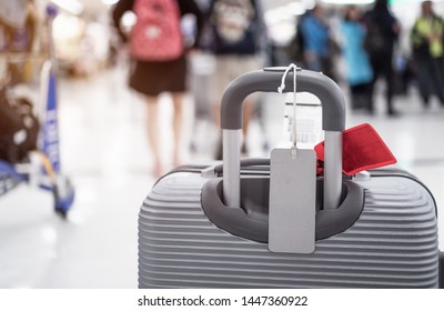 Luggage Holder Tag Blank Label On Suitcase / Baggage Put Letter 