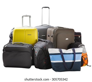 Luggage Isolated On White