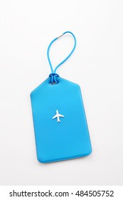 Luggage Tag On The White Background