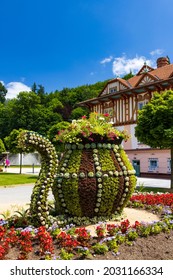Luhacovice, picturesque spa town in Southern Moravia, Czech Republic