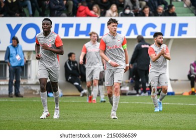 Lukas Wallner During A U19 Football Match Between Paris Saint Germain (PSG) And RB Salzburg (FC) On March 16, 2022 In Saint-Germain-en-Laye, France.