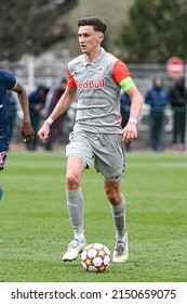 Lukas Wallner During A U19 Football Match Between Paris Saint Germain (PSG) And RB Salzburg (FC) On March 16, 2022 In Saint-Germain-en-Laye, France.