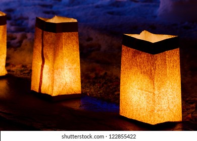 Luminarias In Santa Fe