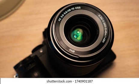 A Lumix G7 Camera With Beautiful Lens