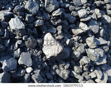 The lumps of coal at a heap  Stock photo © 