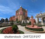 Luna castle and Lava Castle in Ba Na Hills, Da Nang, Vietnam