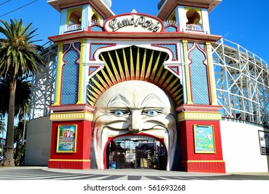 Luna Park Australia Melbourne City St Kilda On 03 March 2016