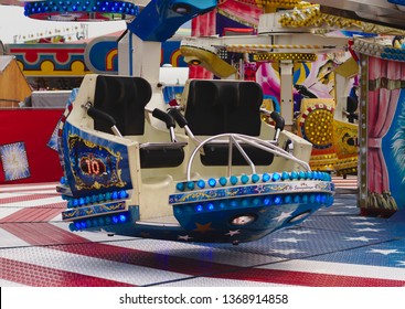 Lunapark in Germany, sweets, fun, attractions, colors.