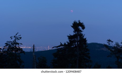 The Lunar Eclipse 2018, Photographed From The Mountain 