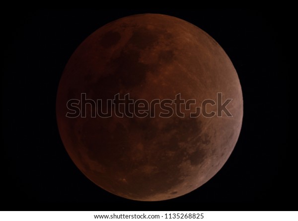 Lunar Eclipse\
,Blood moon,Moon Eclipse ,Total Eclipse taken by dedicated\
astrophotography camera on\
telescope.