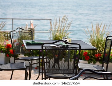 Lunch Table Alongside Lake Saint Clair