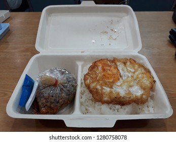 Lunch in a white box