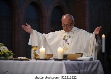 Image result for picture of a catholic priest celebrating mass