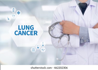 Lung Cancer Medicine Doctor Working Computer Stock Photo (Edit Now ...