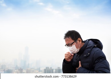 Lung Cancer Patients With Smog City Background