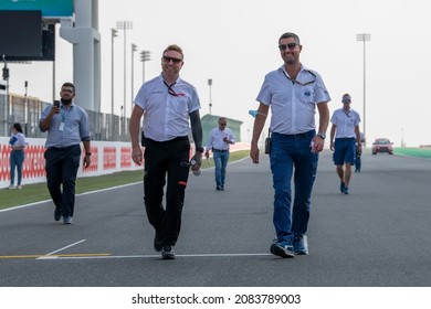 LUSAIL, LOSAIL - NOVERMBER, 2021: Michael Masi at round 20 of the 2021 FIA Formula 1 championship taking place at the International Circuit in Lusail Losail
