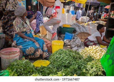 Lusaka, Soweto Market, Zambia, 01th May 2021, African Vendors Street Market, Poor African Economy, Zambian Real People Business, Zambian Town Sellers,