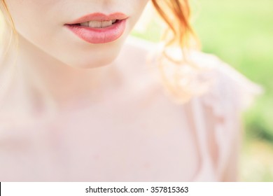 luscious lips - Shutterstock ID 357815363
