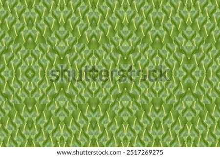 Lush Green Leaf Pattern.