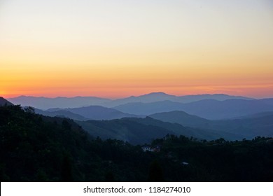 Lush Hills Of Nagaland, Tribal Area, Northeast India