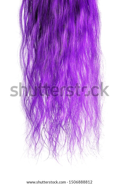 Lush Purple Hair Isolated On White Stock Photo Edit Now 1506888812