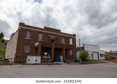 Lusk, Wyoming - May 25, 2020: The Silver Cliff Hotel, Now Closed.