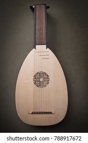 Lute Of The 16th Century. Close-up Details

