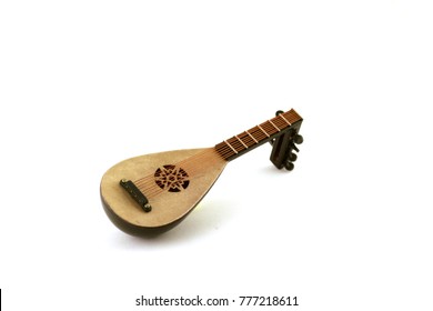 Lute Isolated On White Background