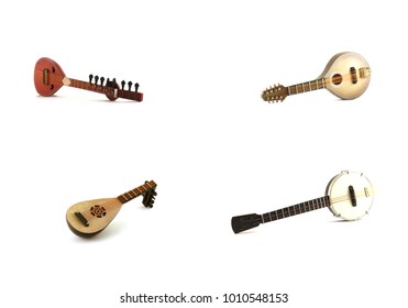 Lute Mandoline Banjo Sitar Isolated On Stock Photo 1010548153 ...