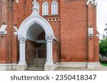 Lutheran Church in Vladikavkaz. A prayer house built by the German community in the 19th century in the city of Vladikavkaz. Evangelical Lutheran Church. A Gothic building in the Caucasus.