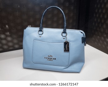 coach powder blue bag