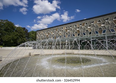 Luxembourg City - Sep 10: The Grand Theatre Of Luxembourg City On A Sunny Day In Luxembourg City On September 10 2015.