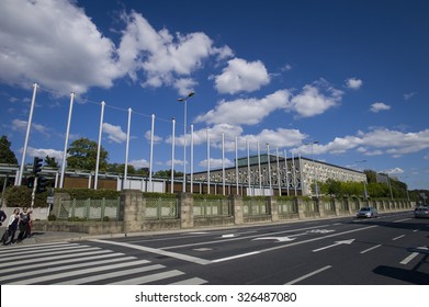 Luxembourg City - Sep 10: The Grand Theatre Of Luxembourg City On A Sunny Day In Luxembourg City On September 10 2015.